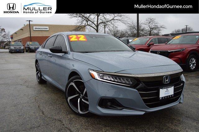 used 2022 Honda Accord Hybrid car, priced at $25,197