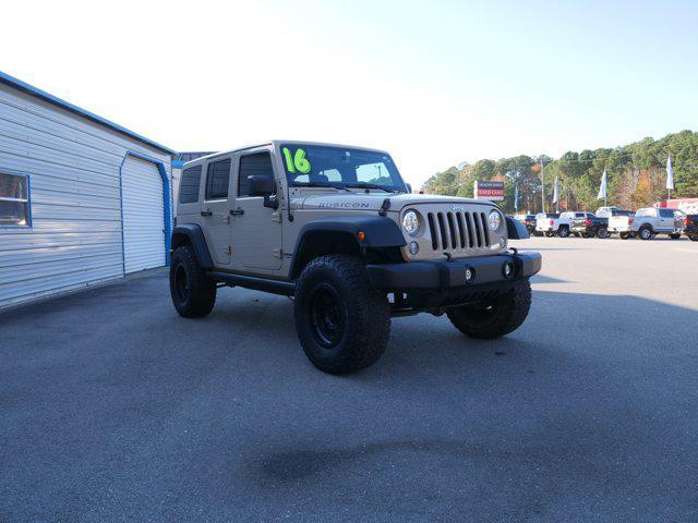 used 2016 Jeep Wrangler Unlimited car, priced at $20,900
