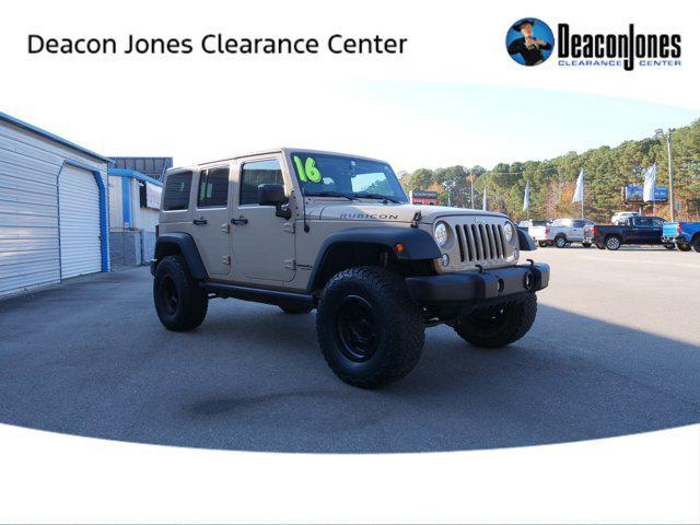 used 2016 Jeep Wrangler Unlimited car, priced at $20,900