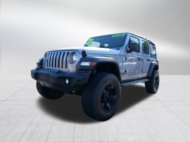 used 2021 Jeep Wrangler Unlimited car, priced at $29,900