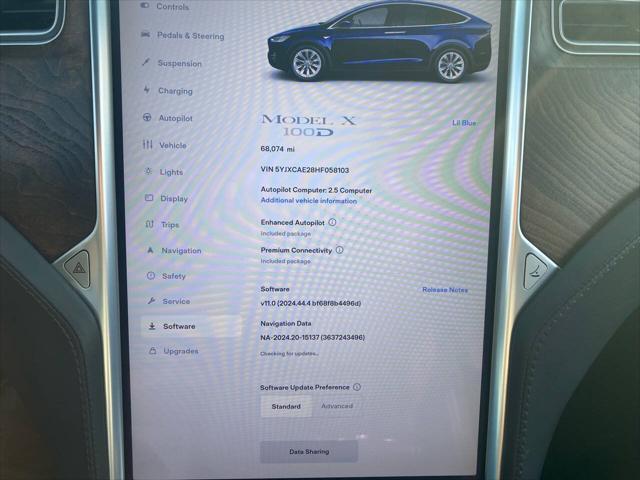 used 2017 Tesla Model X car, priced at $29,995