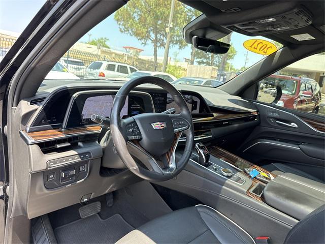 used 2021 Cadillac Escalade ESV car, priced at $53,500