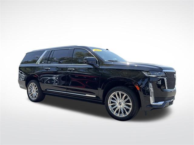 used 2021 Cadillac Escalade ESV car, priced at $53,500