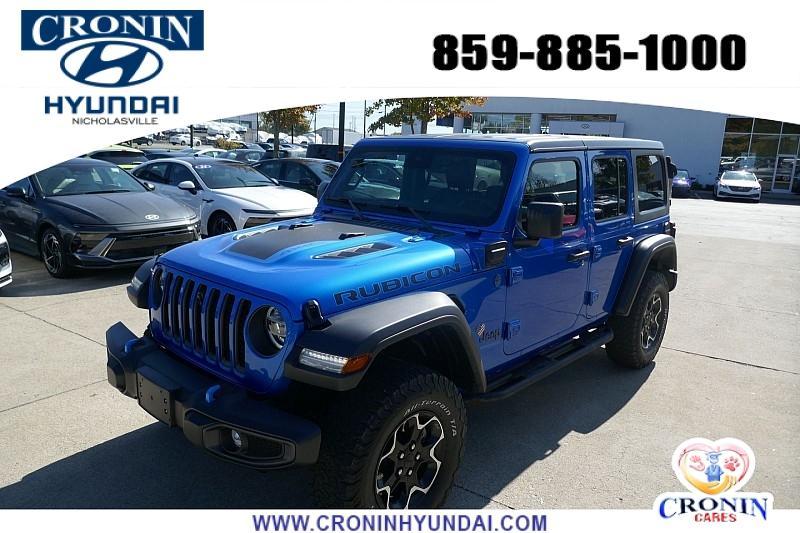 used 2021 Jeep Wrangler Unlimited 4xe car, priced at $37,990