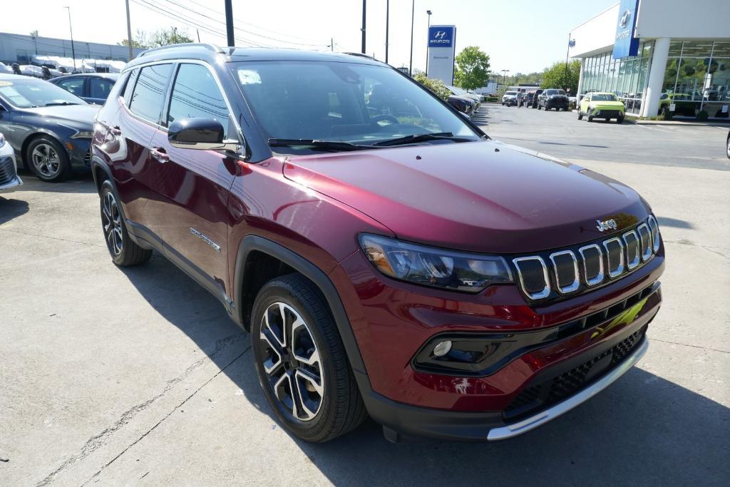 used 2022 Jeep Compass car, priced at $24,490