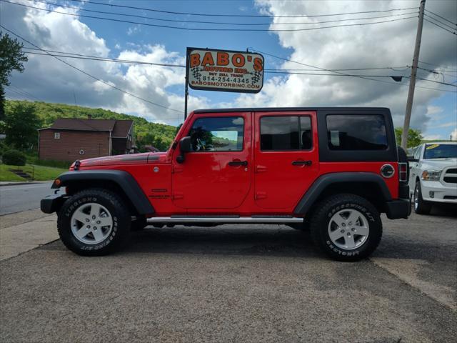 used 2016 Jeep Wrangler Unlimited car, priced at $19,995