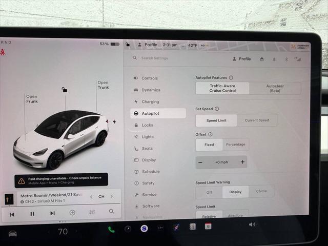 used 2021 Tesla Model Y car, priced at $31,895