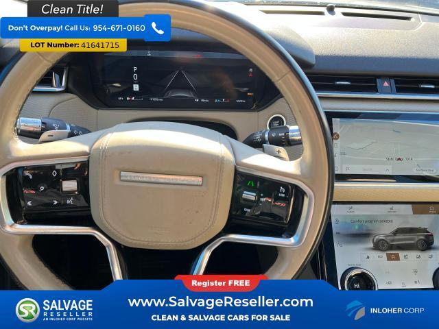 used 2021 Land Rover Range Rover Velar car, priced at $29,500