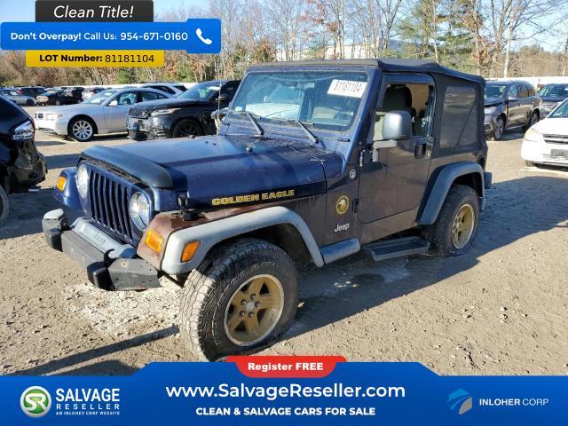 used 2006 Jeep Wrangler car, priced at $1,500