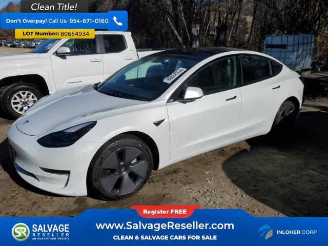 used 2023 Tesla Model 3 car, priced at $16,500