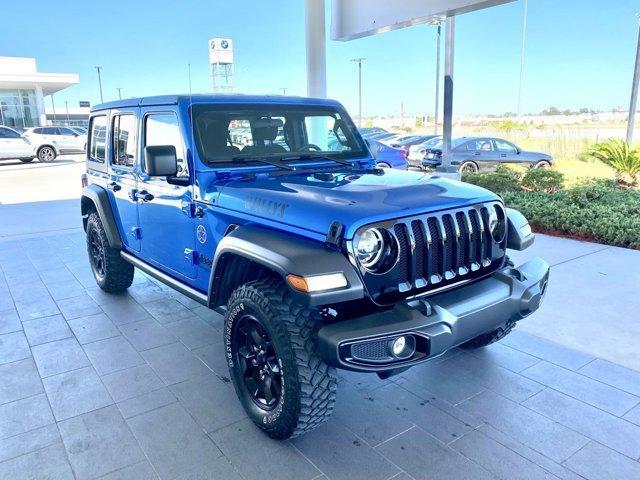 used 2021 Jeep Wrangler Unlimited car, priced at $31,400