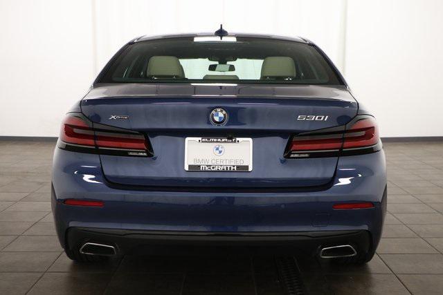 used 2023 BMW 530 car, priced at $47,492