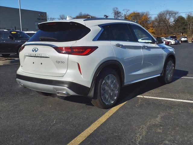 new 2025 INFINITI QX50 car, priced at $49,270