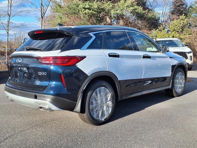 new 2025 INFINITI QX50 car, priced at $49,270