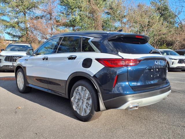 new 2025 INFINITI QX50 car, priced at $49,270