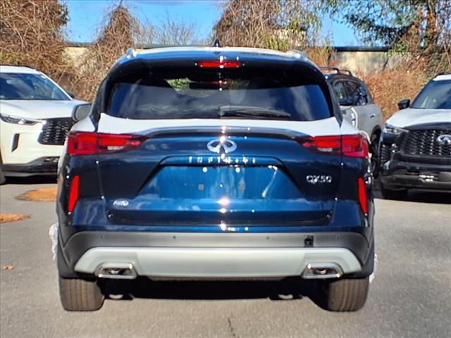 new 2025 INFINITI QX50 car, priced at $49,270