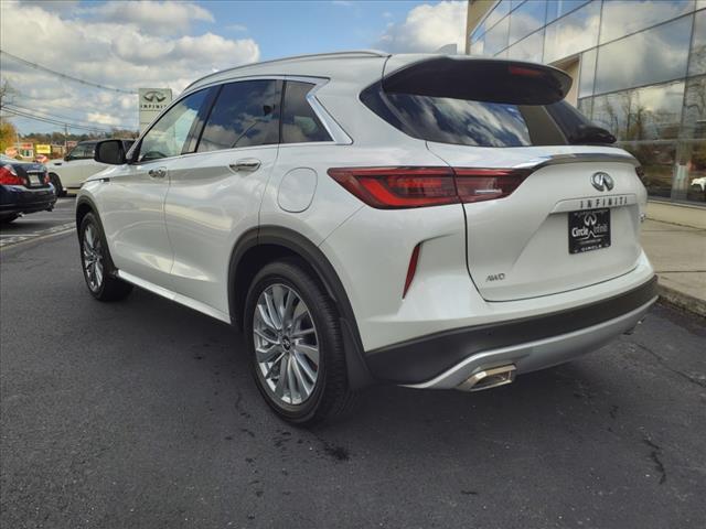 new 2025 INFINITI QX50 car, priced at $49,270