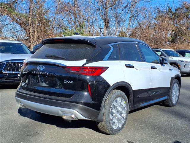 new 2025 INFINITI QX50 car, priced at $49,270