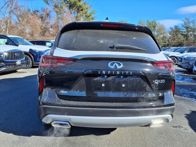 new 2025 INFINITI QX50 car, priced at $49,270