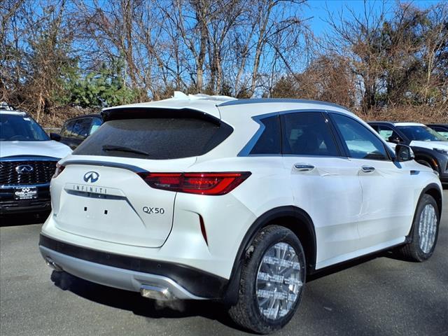 new 2025 INFINITI QX50 car, priced at $49,270