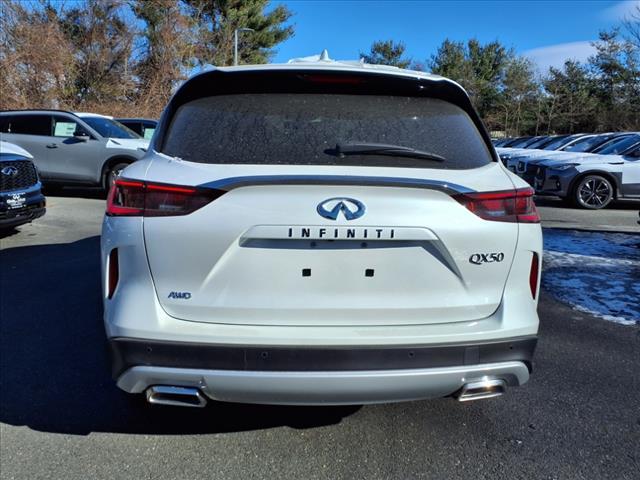 new 2025 INFINITI QX50 car, priced at $49,270