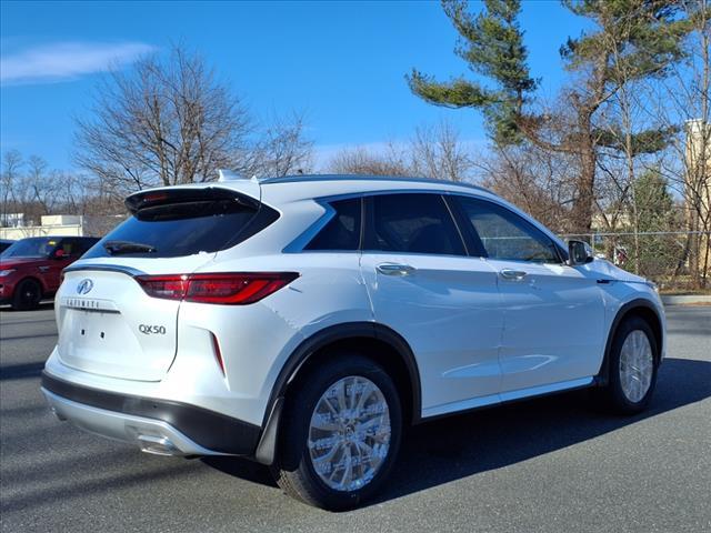 new 2025 INFINITI QX50 car, priced at $50,170