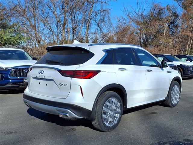 new 2025 INFINITI QX50 car, priced at $49,270