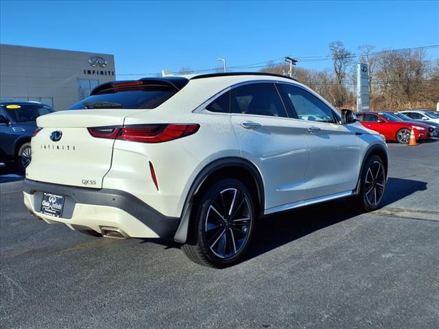 used 2022 INFINITI QX55 car, priced at $32,495