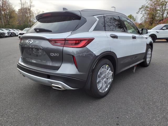 new 2025 INFINITI QX50 car, priced at $49,270