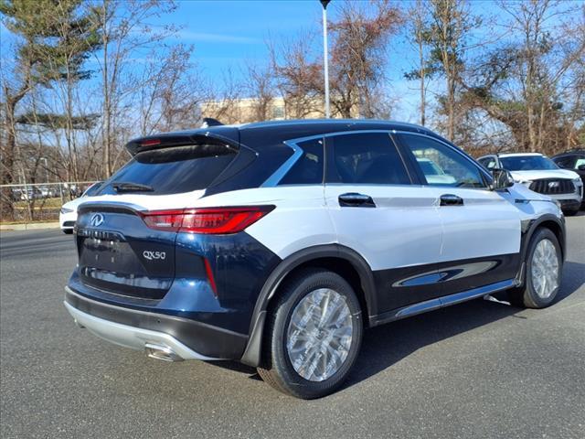 new 2025 INFINITI QX50 car, priced at $48,370