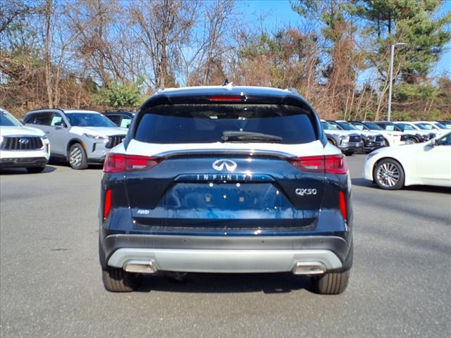 new 2025 INFINITI QX50 car, priced at $48,370