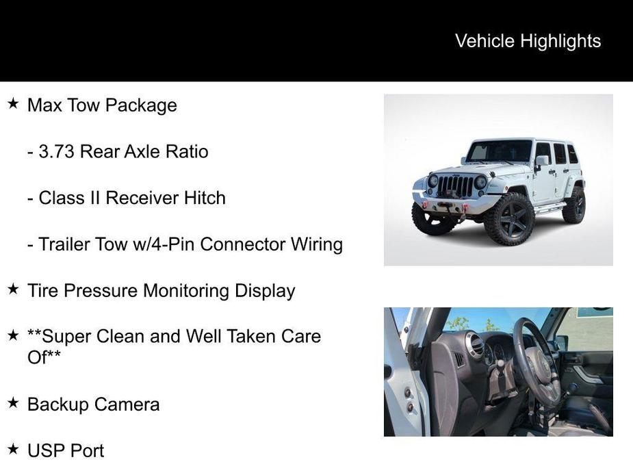 used 2018 Jeep Wrangler JK Unlimited car, priced at $22,995