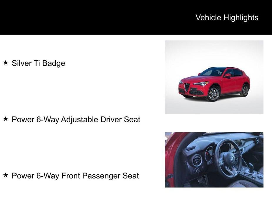 used 2022 Alfa Romeo Stelvio car, priced at $23,995