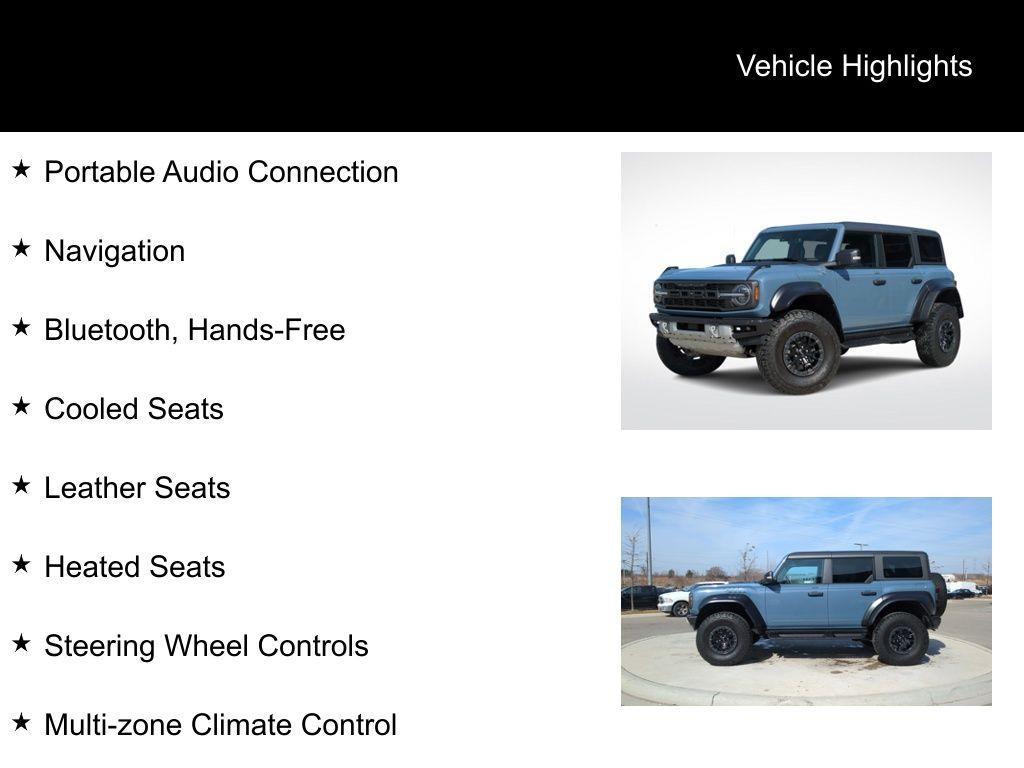 used 2023 Ford Bronco car, priced at $68,495