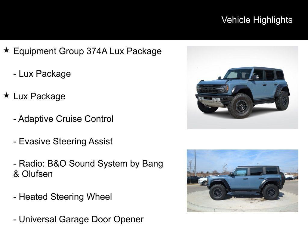 used 2023 Ford Bronco car, priced at $68,495