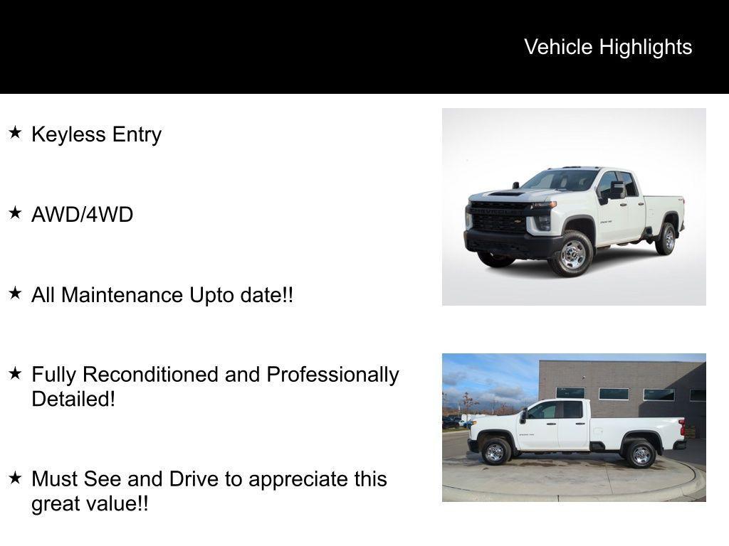 used 2021 Chevrolet Silverado 2500 car, priced at $33,995