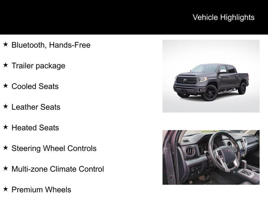 used 2020 Toyota Tundra car, priced at $39,995