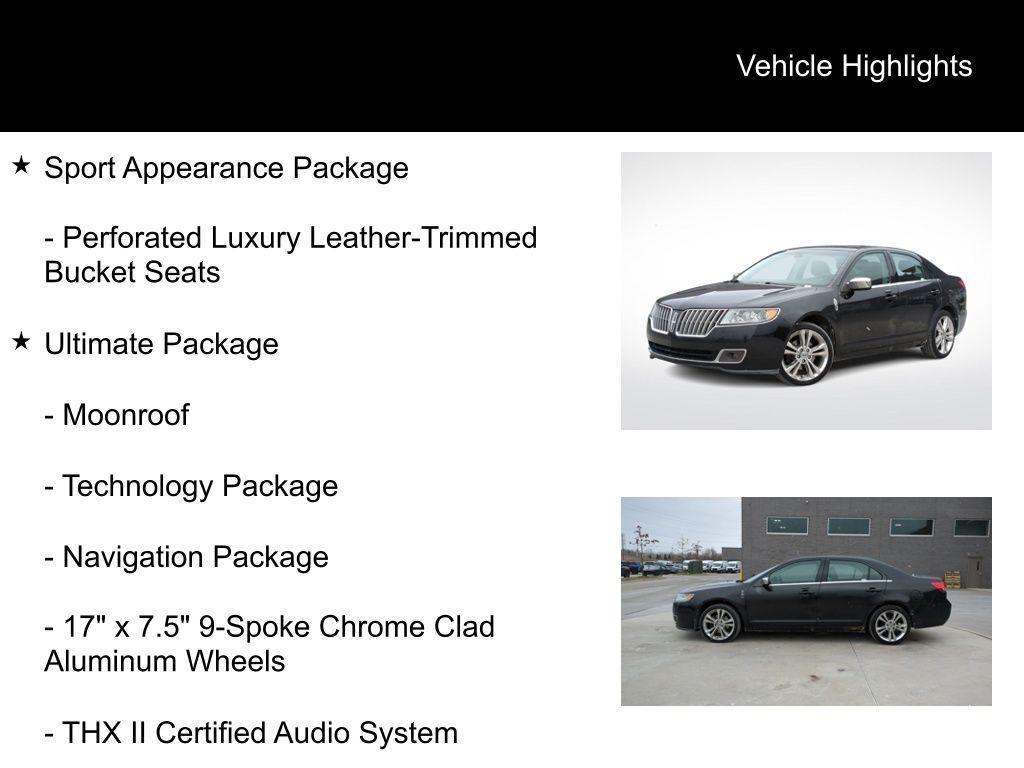 used 2011 Lincoln MKZ car, priced at $2,750