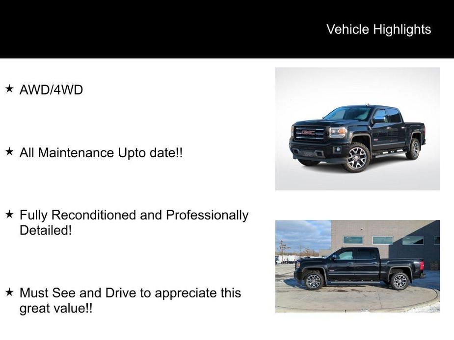 used 2015 GMC Sierra 1500 car, priced at $27,995