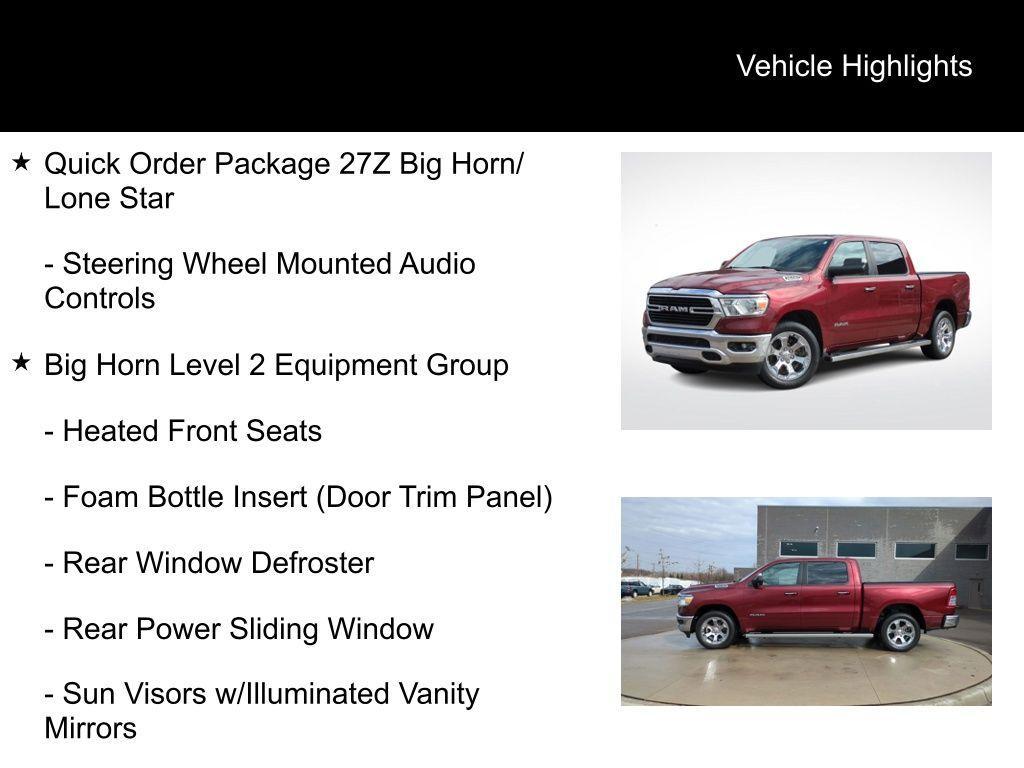 used 2019 Ram 1500 car, priced at $29,995