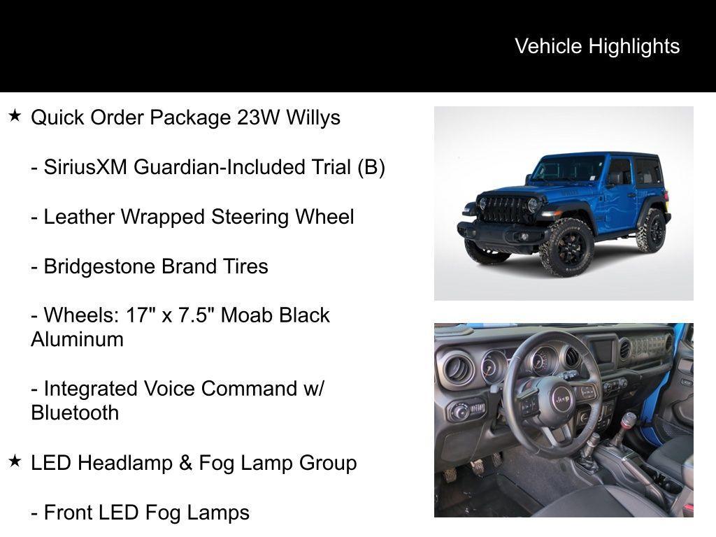 used 2022 Jeep Wrangler car, priced at $30,995