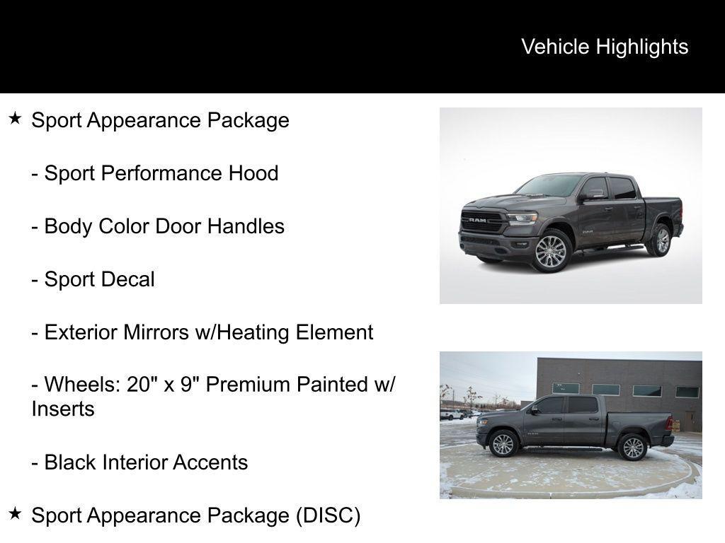 used 2022 Ram 1500 car, priced at $41,995