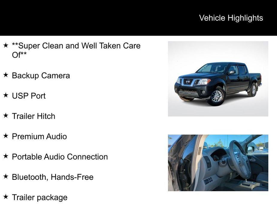 used 2019 Nissan Frontier car, priced at $12,995