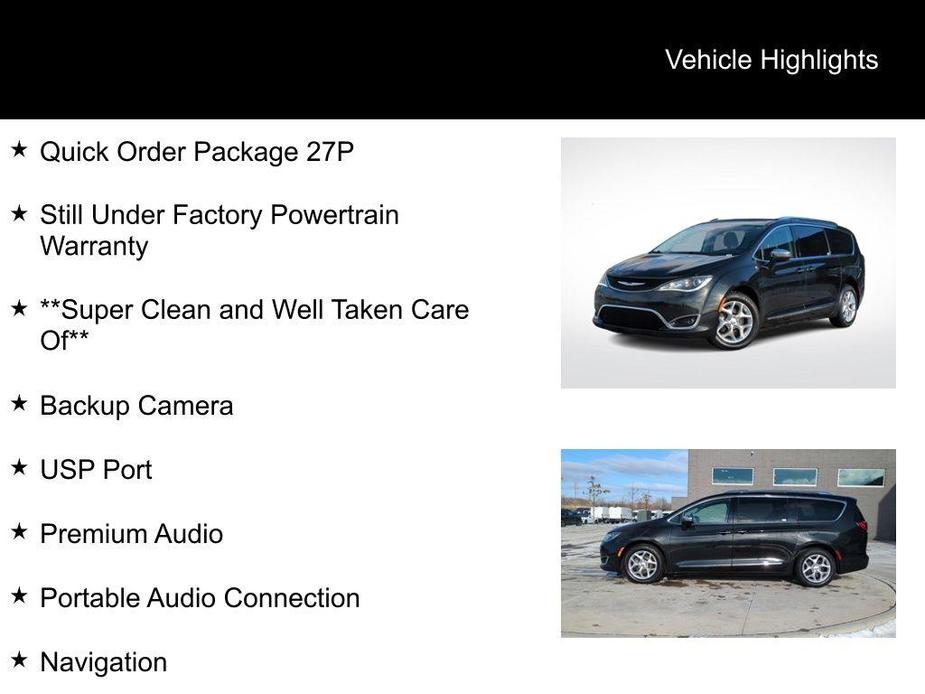 used 2020 Chrysler Pacifica car, priced at $25,995