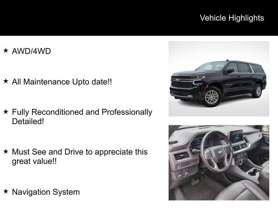 used 2023 Chevrolet Suburban car, priced at $43,795