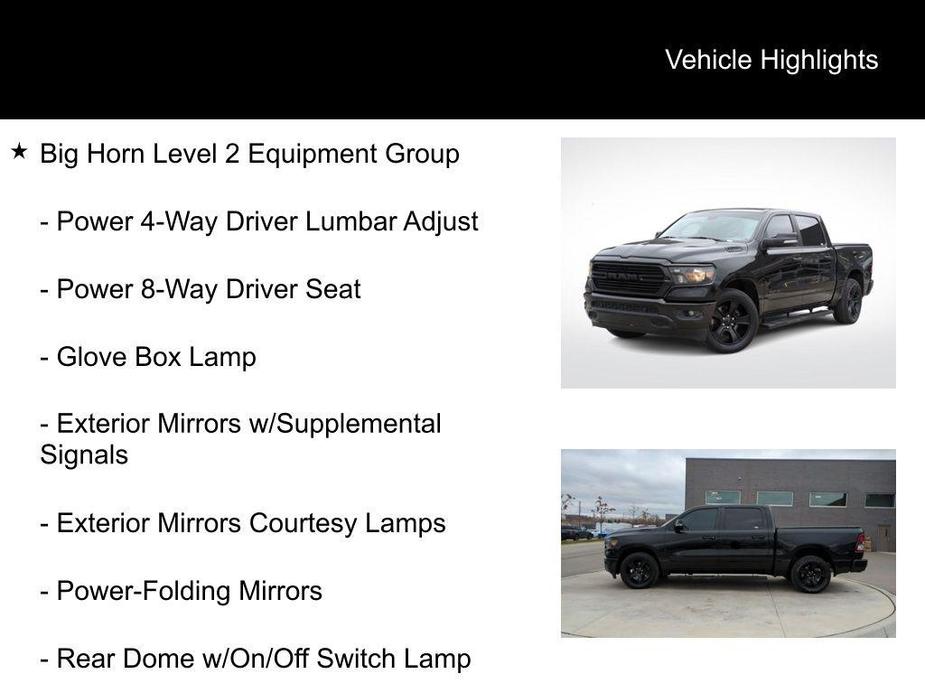 used 2021 Ram 1500 car, priced at $32,495