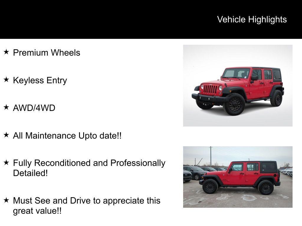 used 2017 Jeep Wrangler Unlimited car, priced at $19,995