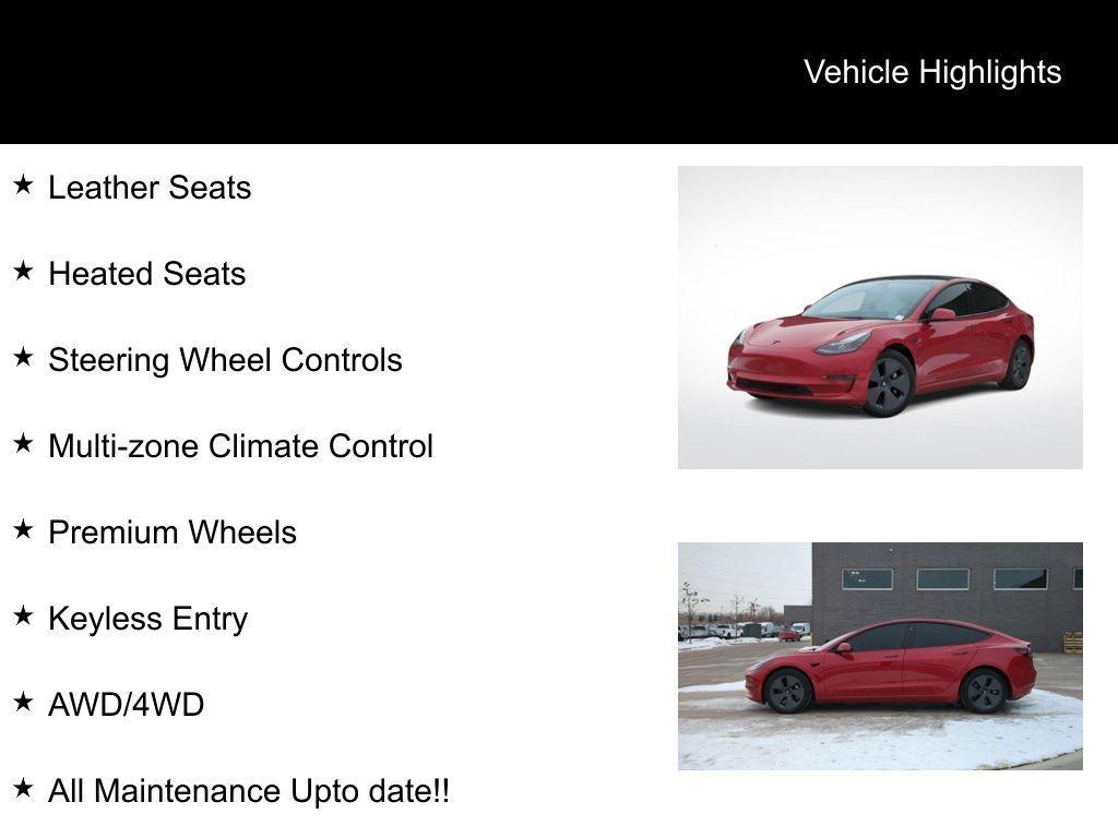 used 2023 Tesla Model 3 car, priced at $27,495