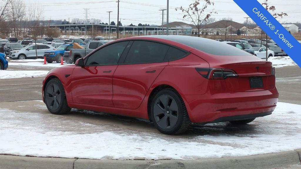 used 2023 Tesla Model 3 car, priced at $27,495