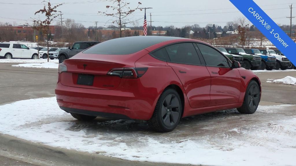 used 2023 Tesla Model 3 car, priced at $27,495